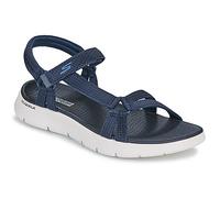 Skechers Women's Go Walk Flex Sandal Sublime Sandals, Navy Textile, 8 UK
