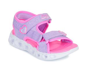 Skechers Flat sandals HEART LIGHTS SANDALS in Purple 3.5