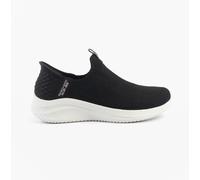Skechers Flex 3.0-Easy WIN Womens Textile Slip-On Ultra Black Casual Trainers