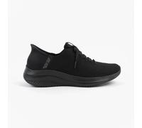 Skechers Flex 3.0-Elevated Motio Womens Textile Lace-Up Black Casual Trainers
