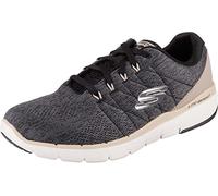 Skechers FLEX ADVANTAGE 3.0- STALLY, Men's Low-Top Trainers, Black (Black Blk), 6.5 UK (40 EU)
