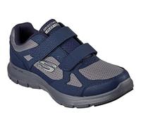 Skechers Flex Advantage 4.0 Fortner Navy Charcoal Adjustable Trainers Shoes (UK_Footwear_Size_System, Adult, Men, Numeric, Medium, Numeric_7)