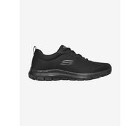 Skechers Men's Flex Advantage 4.0 Providence Sneaker, Black Mesh/Pu/Black Trim, 7.5 UK