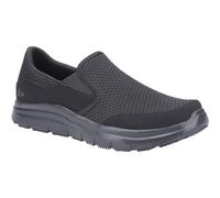 Skechers Men's Flex Advantage SR MCALLEN Food Service Shoe, Black,6 UK medium