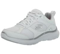 Skechers Flex Appeal 5.0 Fresh Touch WSL White Silver Womens Trainers