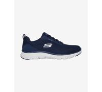 Skechers Women's Waterproof: Flex Appeal 5.0 - Fresh Trek Sneaker in Navy Blue, Size 5.5 | Textile/Synthetic, Vegan