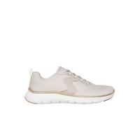 Skechers Flex Appeal 5.0 Luxe Glow Lace-up Trainer, Beige, Size 8, Women Beige