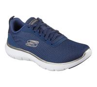 Skechers Flex Appeal 5.0 Uptake Textile Women's Navy/Gold Trainers - UK 8