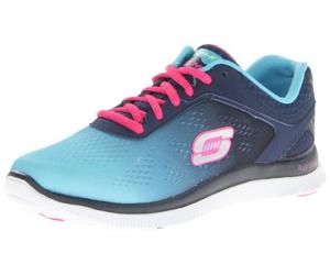 Skechers Flex Appeal - Style Icon, Women's Trainers, Navy Blue, 3 UK