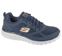 Skechers Flex Burns Agoura Mens Trainers Navy/Orange 10 UK