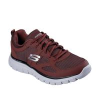 Skechers Flex Burns Agoura Trainers Mens Burgundy 11 UK