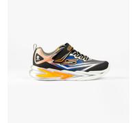 Skechers 400139L/BKSL FLEX-GLOW ULTRA Boys Trainers Black Silver - UK 9.5 (Small Kids)