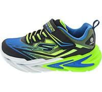 Skechers Flex-Glow Ultra Sneaker, Black Blue Lime, 13 UK