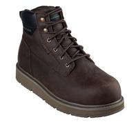 Skechers Flex-Wedge Ranger-Hollow Ra Men's Construction Boot, brown, 9.5 UK