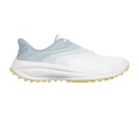 Skechers Women's Slip-ins Golf Waterproof: Flow SI Golf Shoes in White/Light Blue, Size 6.5 | Synthetic, Hyper Burst