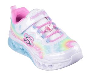 Skechers Flutter Heart Lights - Groovy Swirl Girls Trainers Lights-Groovy Hook