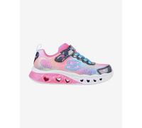 Skechers Flutter Heart Lights Shoes - Simply Love Multicolour Kids - 27