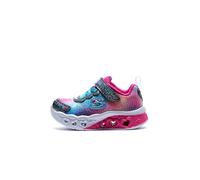 Skechers Flutter Heart Lights Simply Love Sneaker, Navy Synthetic/Mesh, 10 UK