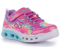 Skechers Girls Flutter Heart Lights Groovy Swirl Trainers UK Size 2 (EU 35)