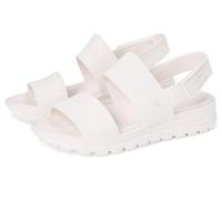 Skechers Women's Foamies Arch Fit Footsteps-Sunny Days Sandal, White, 8