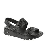 Skechers Foamies Arch Fit Footsteps with Rhinestone, Black, 11