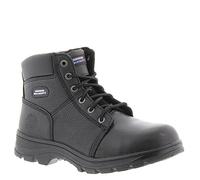 Skechers for Work 77009 Workshire Relaxed Fit Work Steel Toe Boot Black