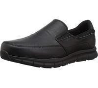 Skechers for Work Men's Nampa-Groton Food Service Shoe,Black Polyurethane,11.5 W US