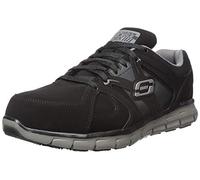 Skechers for Work Men's Synergy Ekron Walking Shoe,Black Charcoal,10.5 M US