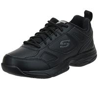 Skechers for Work Women's Dighton Bricelyn Wide Work Shoe, Black, 7.5 W US
