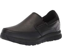 Skechers for Work Women's Nampa-Annod Food Service Shoe,Black Polyurethane,9 M US