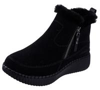 Skechers Fresh Zip Nero women's 168108 BBK ankle boot, Black, 6 UK