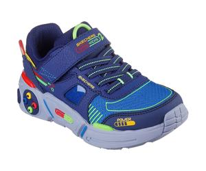 Skechers Game Kicks: Gametronix 2.0 Boy's Navy/Multi Trainers