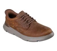 Skechers Garza Duran Leather Mens Dark Brown Lace-Up Shoes - Size UK 12