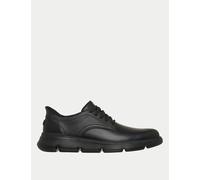 Skechers Garza Duran Leather Trainers Black