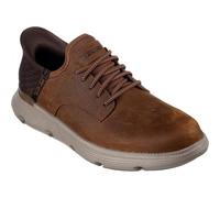 Skechers Men's Slip In Garza Mens Wide Fit Trainers - Brown - Size: 9.5