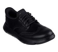 Skechers Mens Garza Sully Stretch Lace Cushioned Shoes - Black - UK12