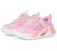 Skechers Kids' Bungee and Strap Sparkle Mesh Print Runners C12 (30) Pink