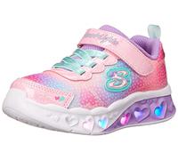 Skechers Girls 302315l Pkmt Sneaker, Pink Synthetic Mesh, 10 UK Child