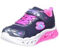 Skechers Girl's 302317l Nvmt Sneaker, Navy Sparkle Mesh Multi Trim, 1.5 UK