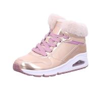 Skechers Girls 310518l Rsgd Sneaker, Rose Gold Pu Lt Pink Trim, 4 UK