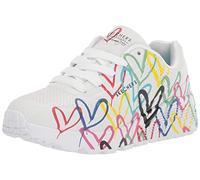 Girl's Skechers Kids Uno Lite Spread-The-Love Trainers (White) - Size: 3