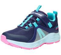 Skechers Girls Adventure Blitz Sneaker, Navy Turqoise, 1.5 UK Child