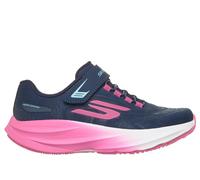 Skechers Girls Aero Spark Sneaker in Navy Blue/Hot Pink, Size 13.5 | Textile/Synthetic, Machine Washable