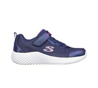 Skechers Girls Bounder - Girly Groove Colour: Navy, Size: 1.5 UK
