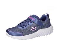 Skechers Girl's Bounder Girly Groove Trainers, Navy, 13 Child UK