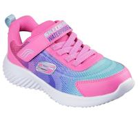 Skechers Girl's Bounder Hydra Cool Sneaker, Hot Pink Synthetic/Multi Trim, 1.5 UK