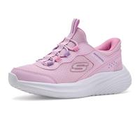 Skechers Girl's Bounder PRO Step ONE Trainers, Light Pink Synthetic/Textile Trim, 1 UK Child