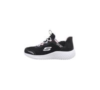 Skechers Girls Bounder Simple Cute Sneaker, Black, 4 UK Child