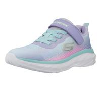 Skechers Girls' Boundless Colour Flash Trainers, Lavender Textile W Multi Trim, 13.5 UK