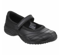 SKECHERS Junior Girls Velocity Pouty Shoes Black 13